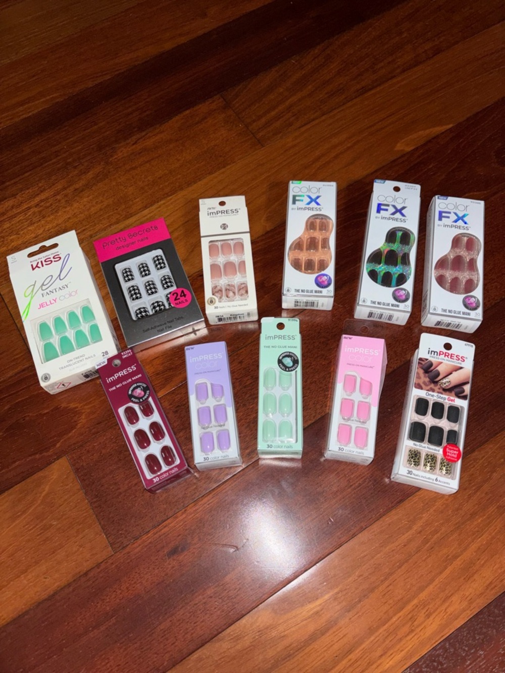 Kiss Gel Fantasy Jelly Color Press-On Nails - Mint Green Set
